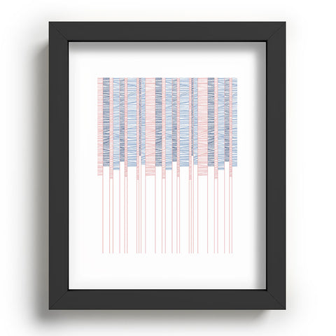 Pimlada Phuapradit Pastel threaded stripes 2 Recessed Framing Rectangle