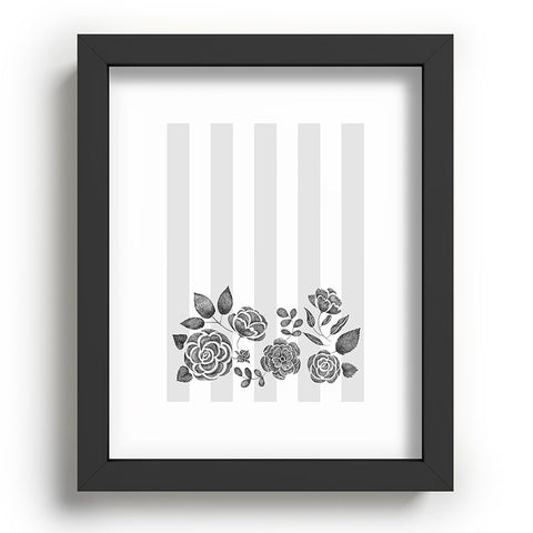 Pimlada Phuapradit Peony Stencil Recessed Framing Rectangle