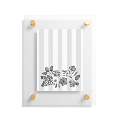 Pimlada Phuapradit Peony Stencil Floating Acrylic Print
