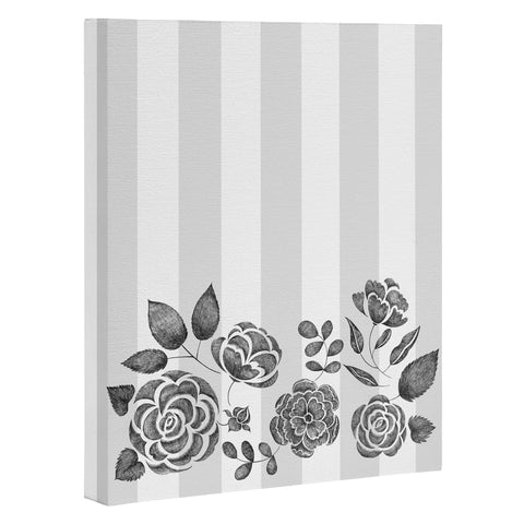 Pimlada Phuapradit Peony Stencil Art Canvas