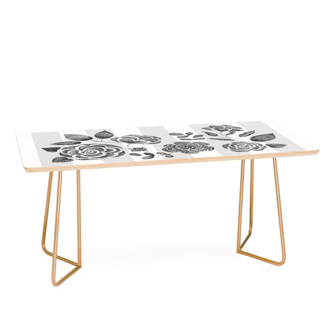 Pimlada Phuapradit Peony Stencil Coffee Table