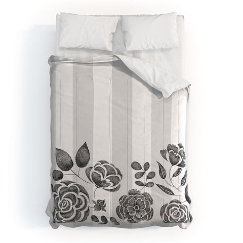 Pimlada Phuapradit Peony Stencil Comforter