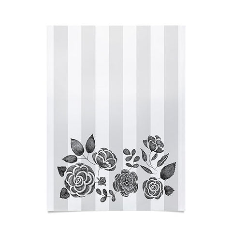 Pimlada Phuapradit Peony Stencil Poster