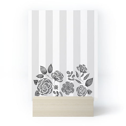 Pimlada Phuapradit Peony Stencil Mini Art Print