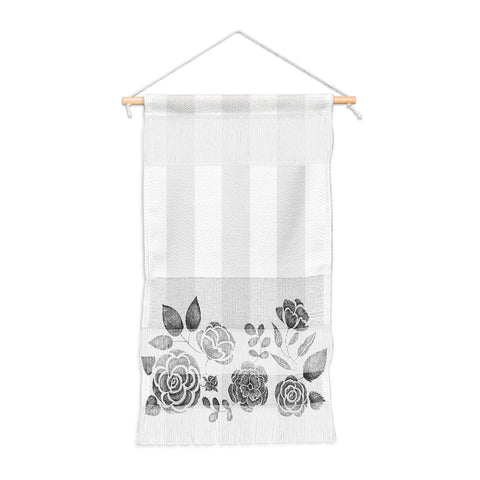 Pimlada Phuapradit Peony Stencil Wall Hanging Portrait