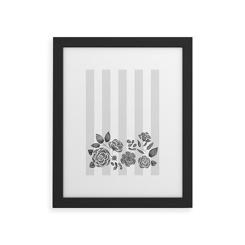 Pimlada Phuapradit Peony Stencil Framed Art Print