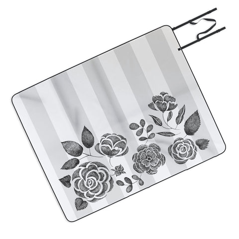 Pimlada Phuapradit Peony Stencil Picnic Blanket