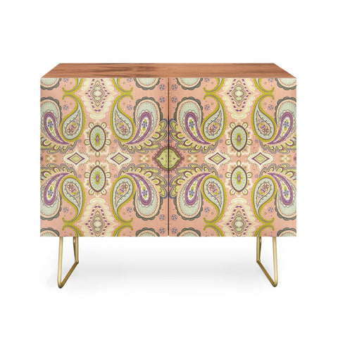 Pimlada Phuapradit Pink Paisley Credenza
