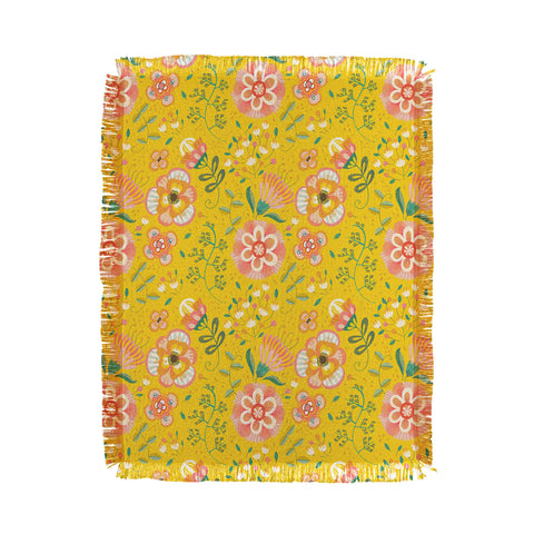 Pimlada Phuapradit Primrose 2 Throw Blanket