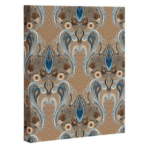 Pimlada Phuapradit Protea flowers and damasks Art Canvas