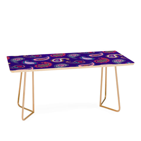 Pimlada Phuapradit Purple Paisleys Coffee Table