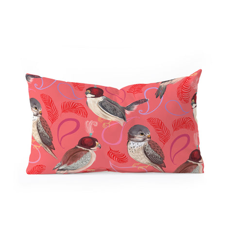 Pimlada Phuapradit Pygmy Falcons Oblong Throw Pillow