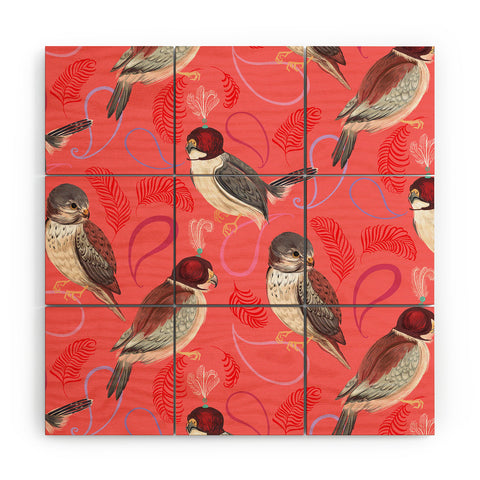 Pimlada Phuapradit Pygmy Falcons Wood Wall Mural