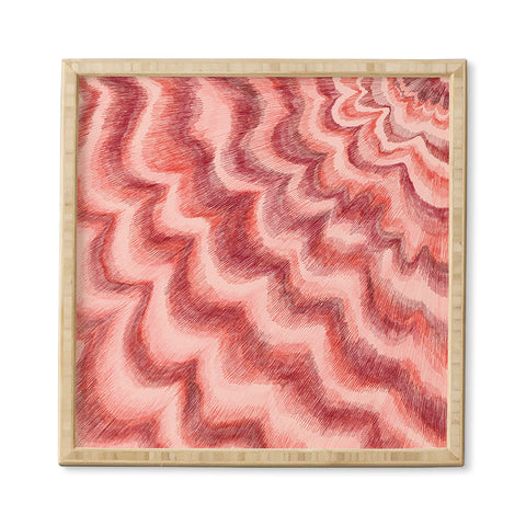 Pimlada Phuapradit Red Beam Framed Wall Art