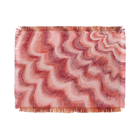 Pimlada Phuapradit Red Beam Throw Blanket