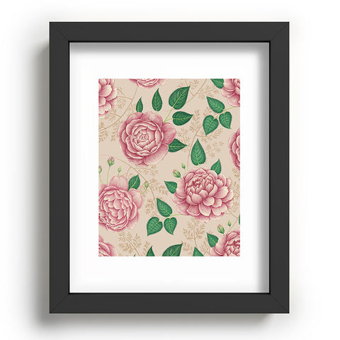Pimlada Phuapradit Rose and Fern Recessed Framing Rectangle
