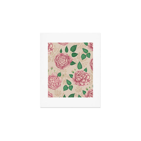 Pimlada Phuapradit Rose and Fern Art Print