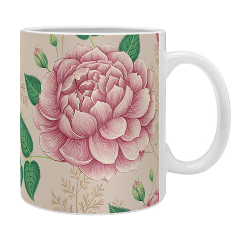 Pimlada Phuapradit Rose and Fern Coffee Mug