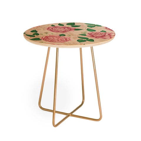 Pimlada Phuapradit Rose and Fern Round Side Table