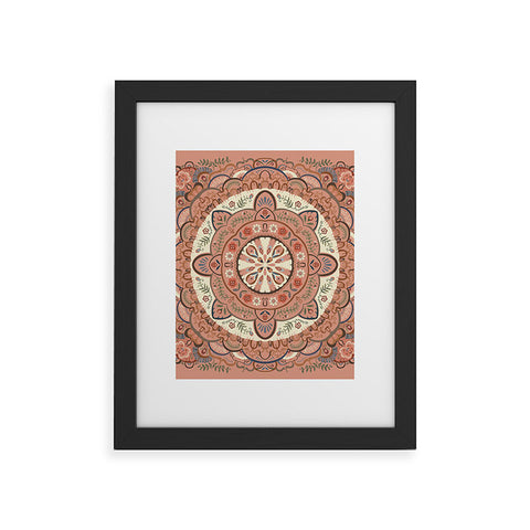 Pimlada Phuapradit Round labyrinth Framed Art Print
