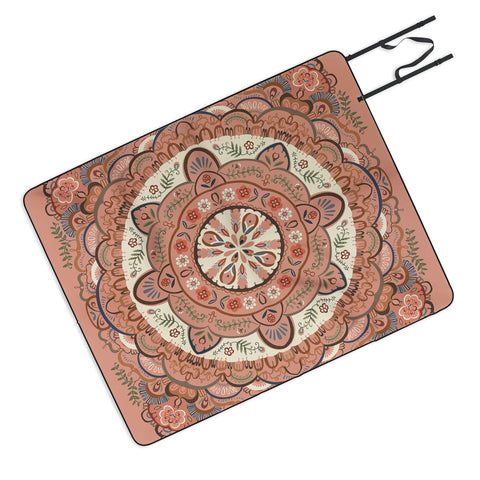 Pimlada Phuapradit Round labyrinth Picnic Blanket