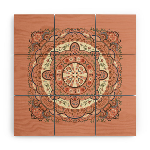 Pimlada Phuapradit Round labyrinth Wood Wall Mural
