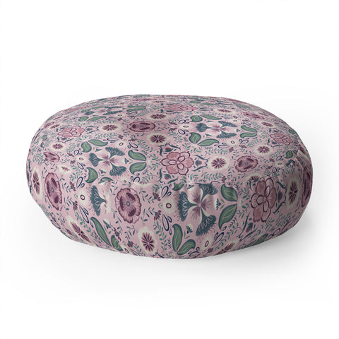 Pimlada Phuapradit Sangria garden Floor Pillow Round