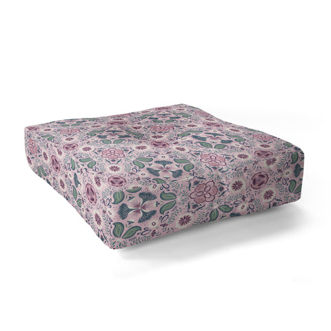 Pimlada Phuapradit Sangria garden Floor Pillow Square