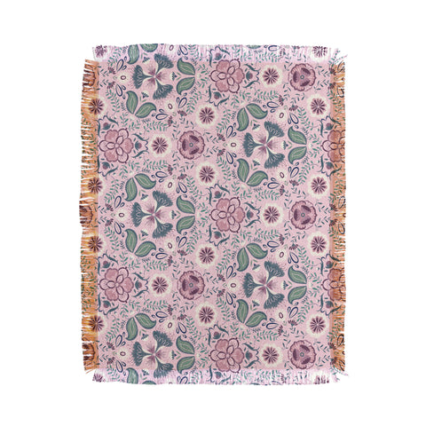 Pimlada Phuapradit Sangria garden Throw Blanket