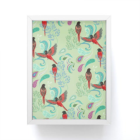Pimlada Phuapradit Scarlet Minivet Framed Mini Art Print