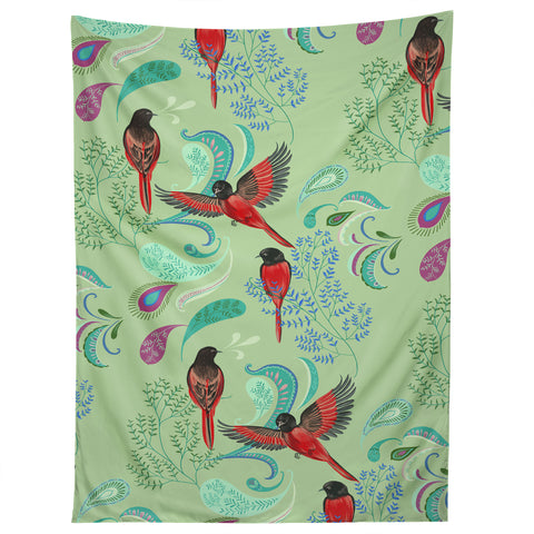Pimlada Phuapradit Scarlet Minivet Tapestry