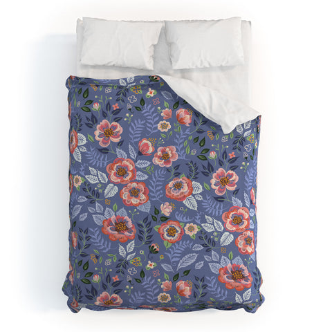 Pimlada Phuapradit Shrub Roses Duvet Cover