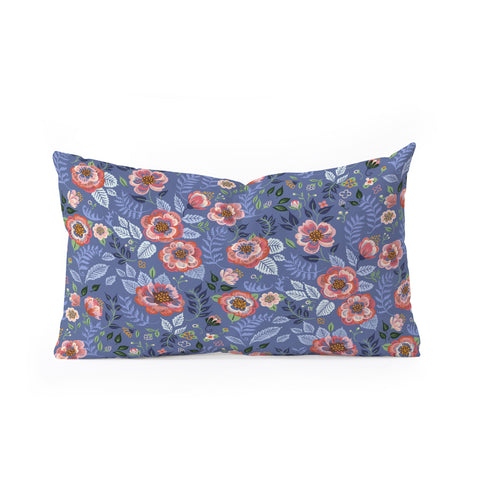 Pimlada Phuapradit Shrub Roses Oblong Throw Pillow