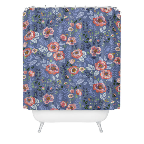 Pimlada Phuapradit Shrub Roses Shower Curtain
