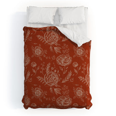 Pimlada Phuapradit Sienna floral linework Comforter