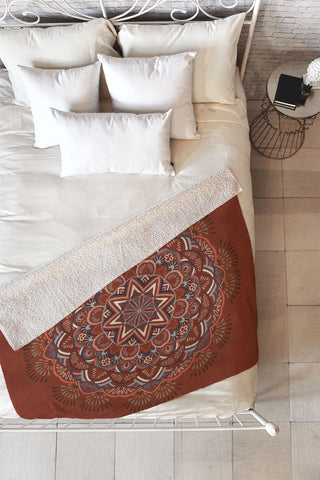 Pimlada Phuapradit Sienna star Fleece Throw Blanket