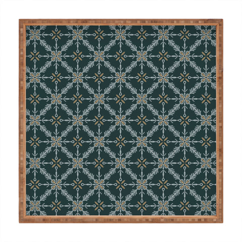 Pimlada Phuapradit Snowflake tile 2 Square Tray