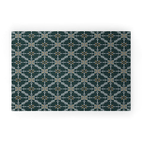 Pimlada Phuapradit Snowflake tile 2 Welcome Mat