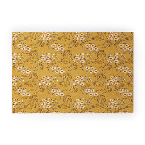 Pimlada Phuapradit Spiral Floral Welcome Mat