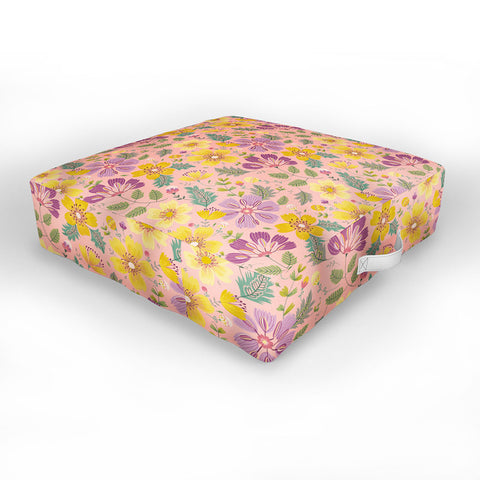 Pimlada Phuapradit Spring Violet Outdoor Floor Cushion