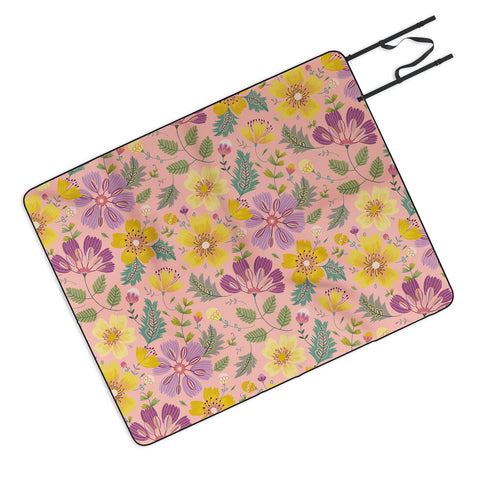 Pimlada Phuapradit Spring Violet Picnic Blanket