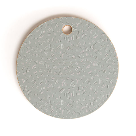 Pimlada Phuapradit Sprinkle gray Cutting Board Round