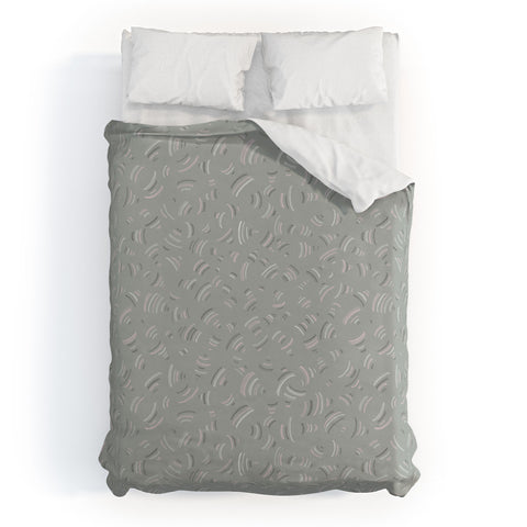 Pimlada Phuapradit Sprinkle gray Duvet Cover