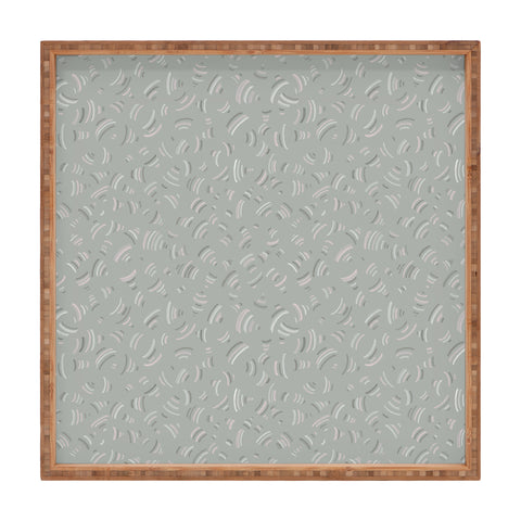 Pimlada Phuapradit Sprinkle gray Square Tray