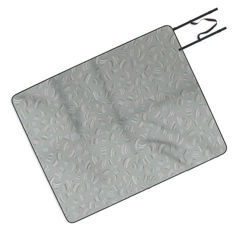 Pimlada Phuapradit Sprinkle gray Picnic Blanket
