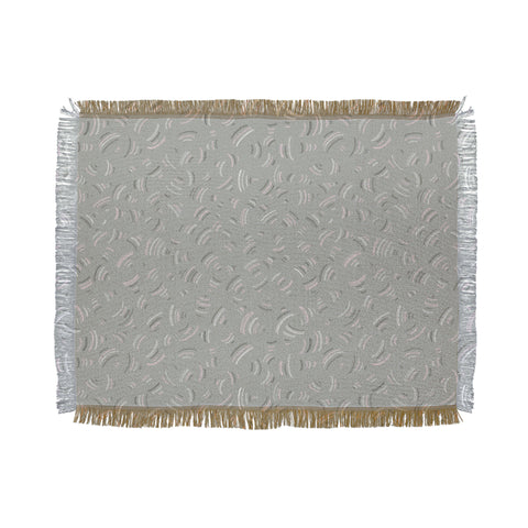 Pimlada Phuapradit Sprinkle gray Throw Blanket