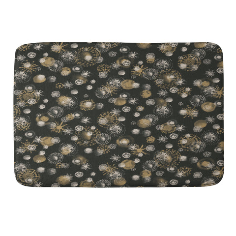 Pimlada Phuapradit Star dot black Memory Foam Bath Mat