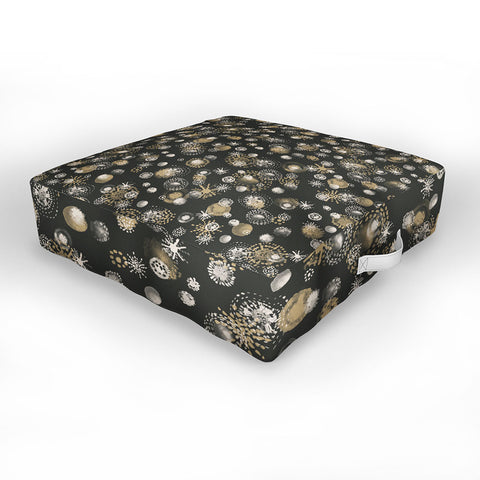 Pimlada Phuapradit Star dot black Outdoor Floor Cushion