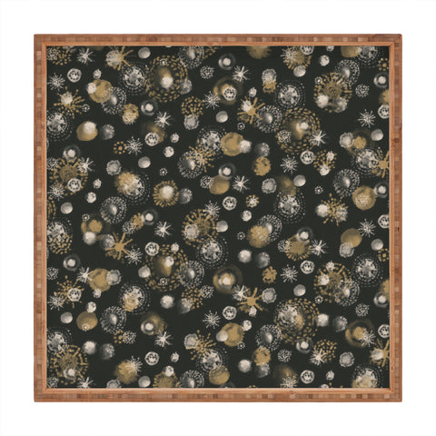 Pimlada Phuapradit Star dot black Square Tray