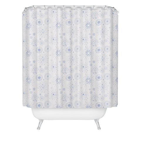 Pimlada Phuapradit Starlight blue Shower Curtain
